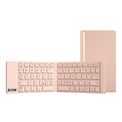 New Style Folding Bluetooth Keyboard And Mouse Set Wireless Mute Portable Keyboard For Business And Travel